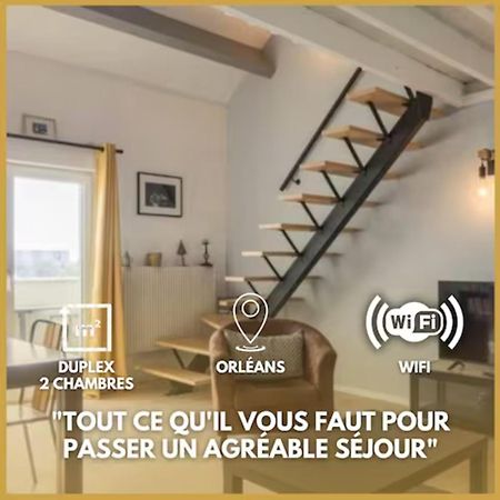 شقة Le Duplex Ensoleille Du Parc * Parking * Balcon * أورلييو المظهر الخارجي الصورة